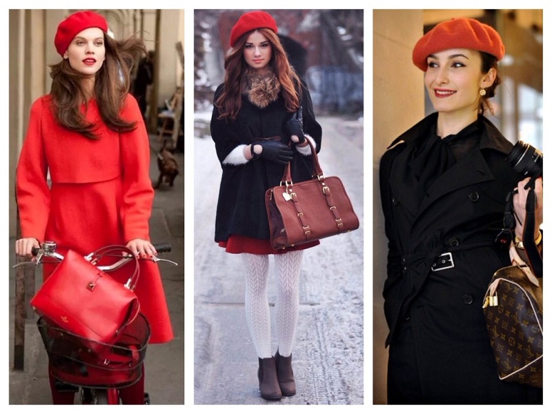 How To Wear A Female Beret In The Winter?