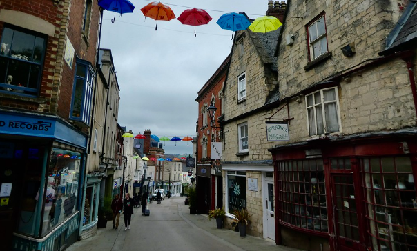 The quirky, somewhat eccentric community of Stroud in Gloucestershire