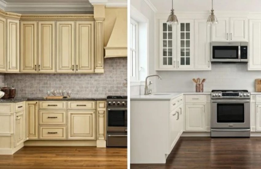 Compare custom vs. prefab cabinets: Choosing between custom and prefab cabinets impacts your kitchen’s style, budget, and timeline.