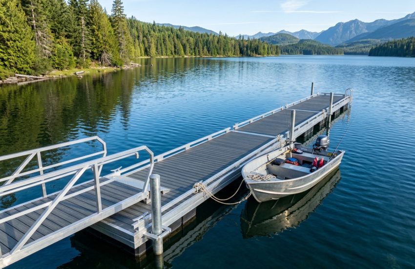 Explore heavy-duty aluminum docks built for daily use and practical waterfront access. Enjoy reliable, long-lasting performance for all your boating needs.